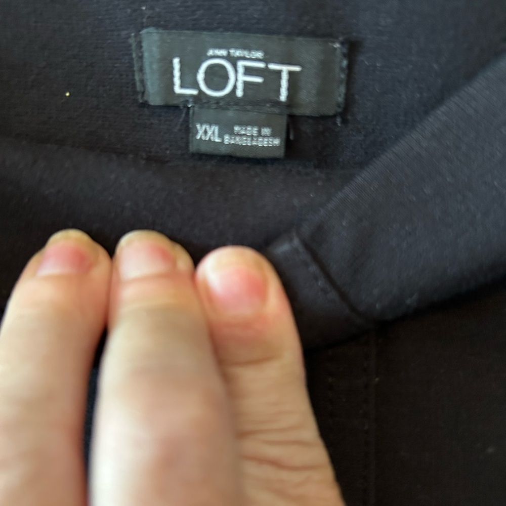 Loft, heavy weight refined black xxl leggings